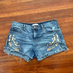 Embroidered Free People Shorts